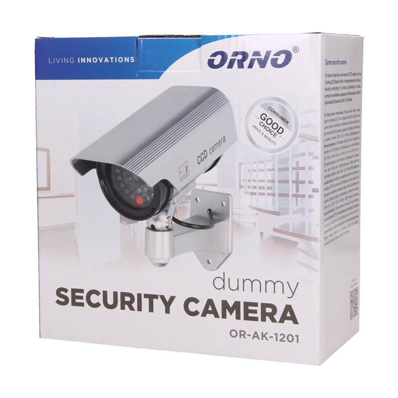 ATRAPA KAMERY MONITORUJĄCEJ CCTV, BATERYJNA ORNO ATRAPA KAMERY MONITORUJĄCEJ CCTV, BATERYJNA ORNO