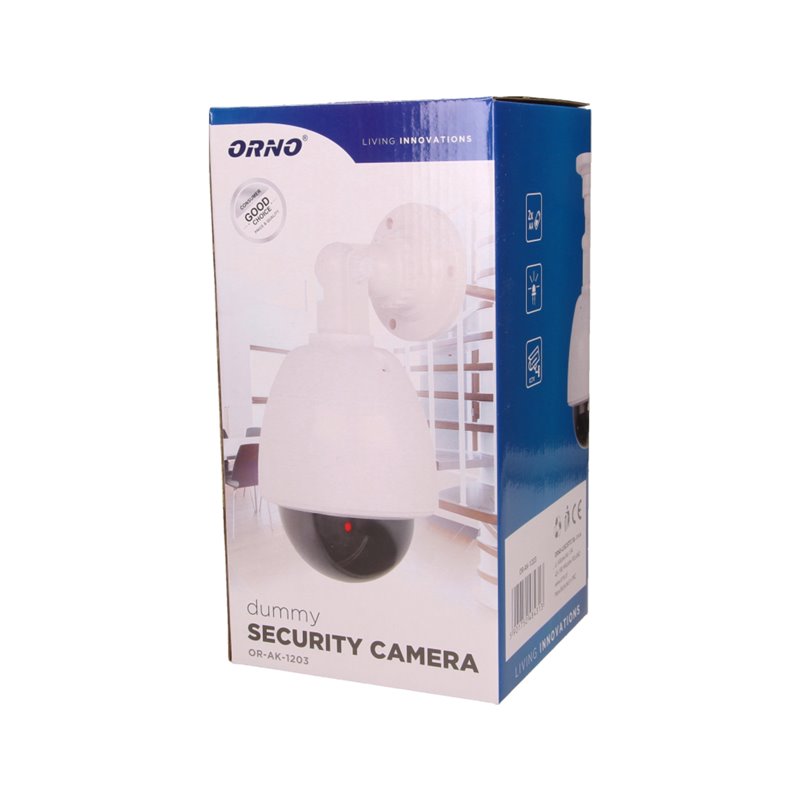 ATRAPA OBROTOWEJ KAMERY MONITORUJĄCEJ CCTV, BATERYJNA ORNO ATRAPA OBROTOWEJ KAMERY MONITORUJĄCEJ CCTV, BATERYJNA ORNO