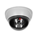 ATRAPA KOPUŁOWEJ KAMERY MONITORUJĄCEJ Z PODCZERWIENIĄ CCTV, BATERYJNA ORNO