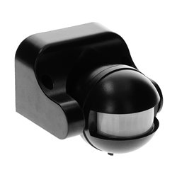 CZUJNIK RUCHU 180ST., PIONOWA REGULACJA, IP44, 1200W, CZARNY ORNO CZUJNIK RUCHU 180ST., PIONOWA REGULACJA, IP44, 1200W, CZARNY ORNO