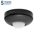 CZUJNIK RUCHU 360ST. IP20, 1200W, CZARNY ORNO