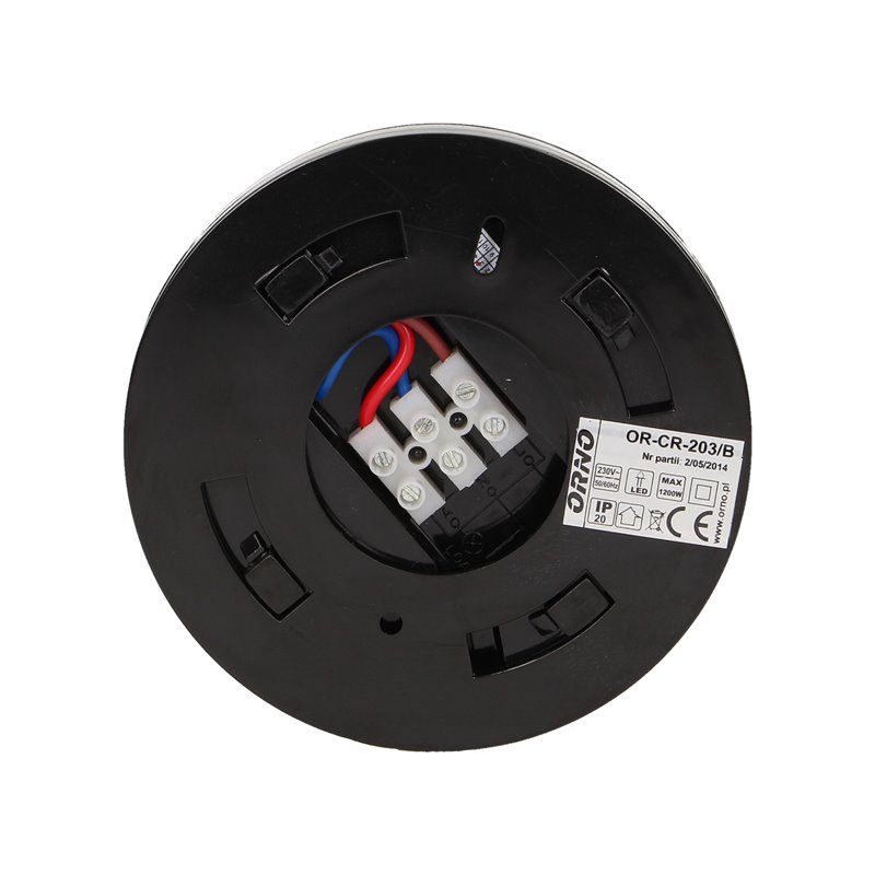 CZUJNIK RUCHU 360ST. IP20, 1200W, CZARNY ORNO CZUJNIK RUCHU 360ST. IP20, 1200W, CZARNY ORNO
