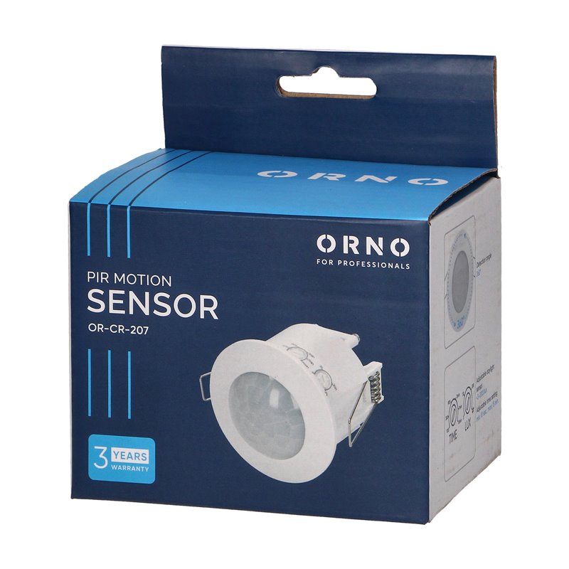 CZUJNIK RUCHU 360ST. IP20, 1200W DO SUFITÓW PODWIESZANYCH ORNO CZUJNIK RUCHU 360ST. IP20, 1200W DO SUFITÓW PODWIESZANYCH ORNO