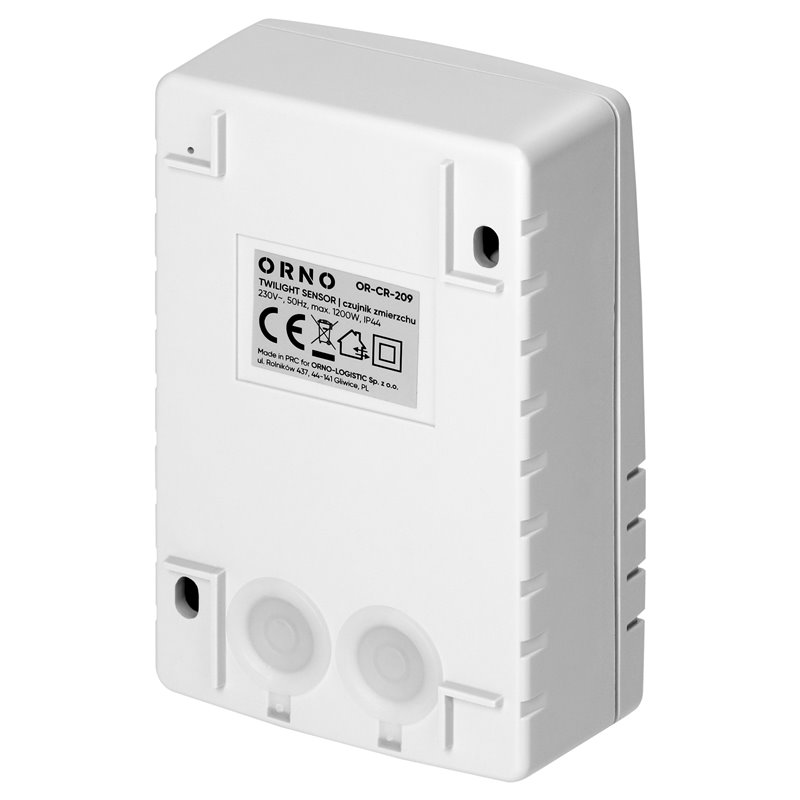CZUJNIK ZMIERZCHOWY, IP44, 1200W ORNO CZUJNIK ZMIERZCHOWY, IP44, 1200W ORNO