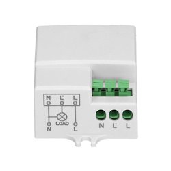 MIKROFALOWY CZUJNIK RUCHU, MINI, 360/180ST. IP20, 1200W ORNO MIKROFALOWY CZUJNIK RUCHU, MINI, 360/180ST. IP20, 1200W ORNO