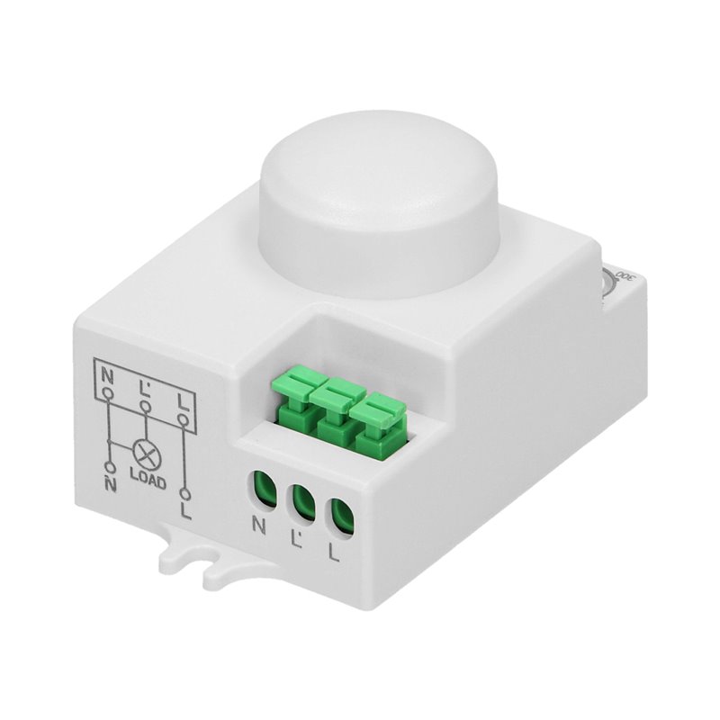 MIKROFALOWY CZUJNIK RUCHU, MINI, 360/180ST. IP20, 1200W ORNO MIKROFALOWY CZUJNIK RUCHU, MINI, 360/180ST. IP20, 1200W ORNO