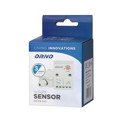 CZUJNIK ZMIERZCHOWY Z HERMETYCZNĄ ZEWNĘTRZNĄ SONDĄ W PUSZCE, IP65, 2300W ORNO CZUJNIK ZMIERZCHOWY Z HERMETYCZNĄ ZEWNĘTRZNĄ SONDĄ W PUSZCE, IP65, 2300W ORNO