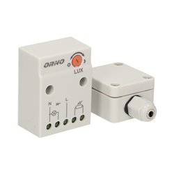 CZUJNIK ZMIERZCHOWY Z HERMETYCZNĄ ZEWNĘTRZNĄ SONDĄ W PUSZCE, IP65, 2300W ORNO CZUJNIK ZMIERZCHOWY Z HERMETYCZNĄ ZEWNĘTRZNĄ SONDĄ W PUSZCE, IP65, 2300W ORNO