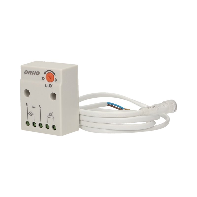 CZUJNIK ZMIERZCHOWY Z HERMETYCZNĄ ZEWNĘTRZNĄ SONDĄ, IP65, 2300W ORNO CZUJNIK ZMIERZCHOWY Z HERMETYCZNĄ ZEWNĘTRZNĄ SONDĄ, IP65, 2300W ORNO