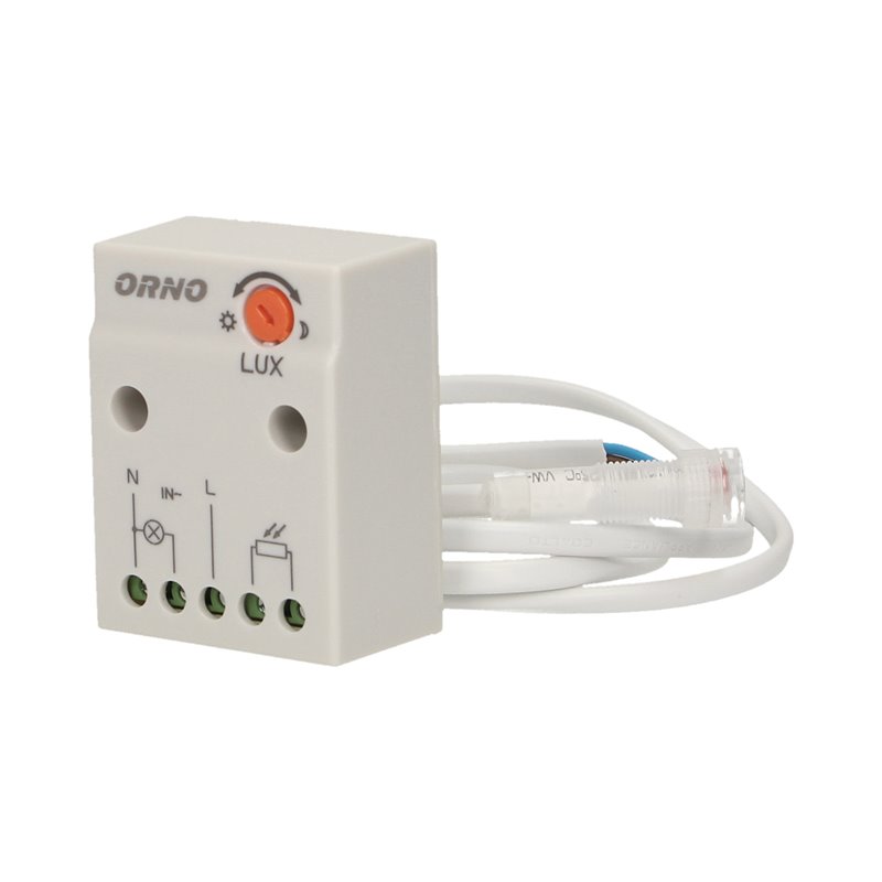 CZUJNIK ZMIERZCHOWY Z HERMETYCZNĄ ZEWNĘTRZNĄ SONDĄ, IP65, 2300W ORNO CZUJNIK ZMIERZCHOWY Z HERMETYCZNĄ ZEWNĘTRZNĄ SONDĄ, IP65, 2300W ORNO