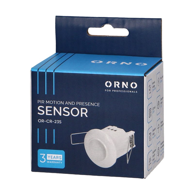 CZUJNIK RUCHU 360ST. IP20, 800W, DO SUFITÓW PODWIESZANYCH, MINI ORNO CZUJNIK RUCHU 360ST. IP20, 800W, DO SUFITÓW PODWIESZANYCH, MINI ORNO