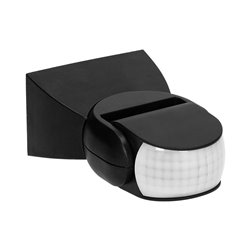 CZUJNIK RUCHU 180ST., REGULACJA PIONOWA I POZIOMA, IP65, 1200W, CZARNY ORNO CZUJNIK RUCHU 180ST., REGULACJA PIONOWA I POZIOMA, IP65, 1200W, CZARNY ORNO