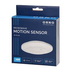 MIKROFALOWY CZUJNIK RUCHU, 360ST. IP20, 2000W, ULTRA PŁASKI - 2,5CM ORNO MIKROFALOWY CZUJNIK RUCHU, 360ST. IP20, 2000W, ULTRA PŁASKI - 2,5CM ORNO