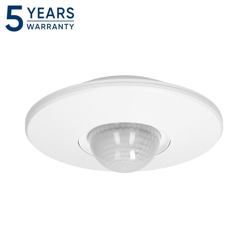 CZUJNIK RUCHU I OBECNOŚCI 360 ST. IP20, 2000W, 3 SENSORY, REGULACJA ZASIĘGU O3M-20M, BIAŁY ORNO