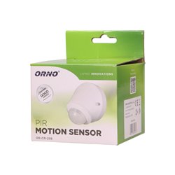 CZUJNIK RUCHU 360/180ST, IP65, 800W, BIAŁY ORNO CZUJNIK RUCHU 360/180ST, IP65, 800W, BIAŁY ORNO