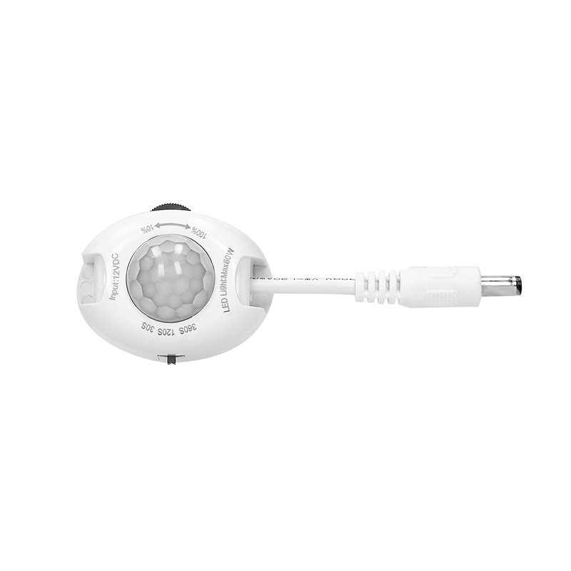 CZUJNIK RUCHU DO PASKA LED 120ST., 12V, MAX LED 60W, FUNKCJA PRZYCIEMNIANIA ORNO CZUJNIK RUCHU DO PASKA LED 120ST., 12V, MAX LED 60W, FUNKCJA PRZYCIEMNIANIA ORNO