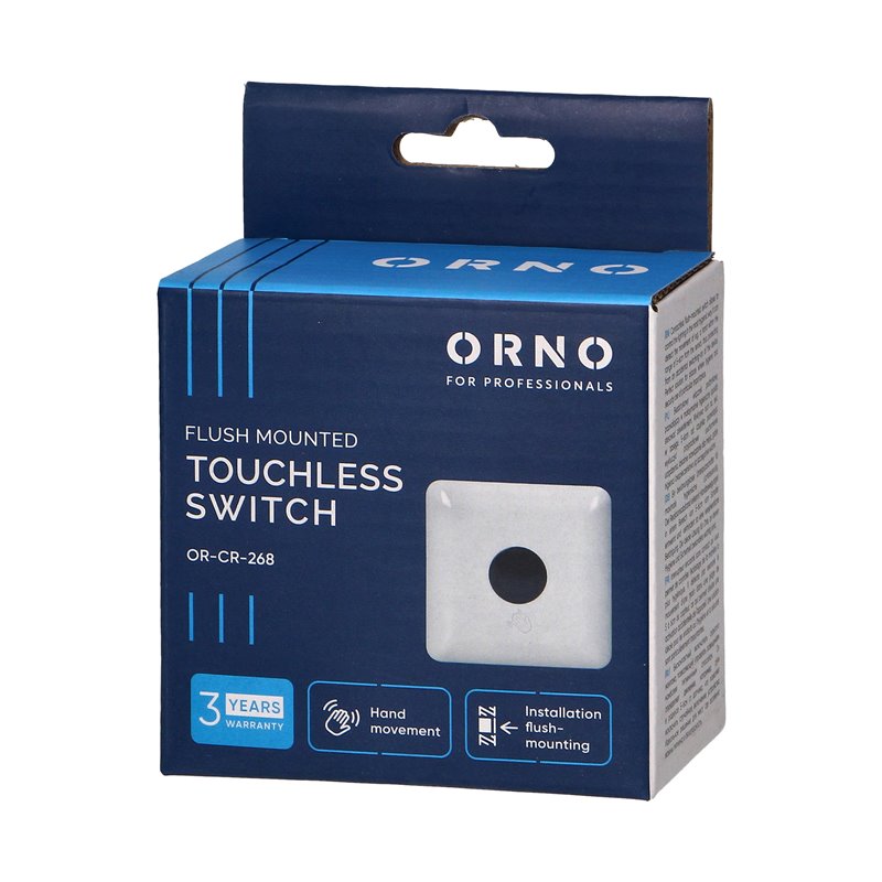 BEZDOTYKOWY WŁĄCZNIK PODTYNKOWY 5CM, IP20, 1200W ORNO BEZDOTYKOWY WŁĄCZNIK PODTYNKOWY 5CM, IP20, 1200W ORNO