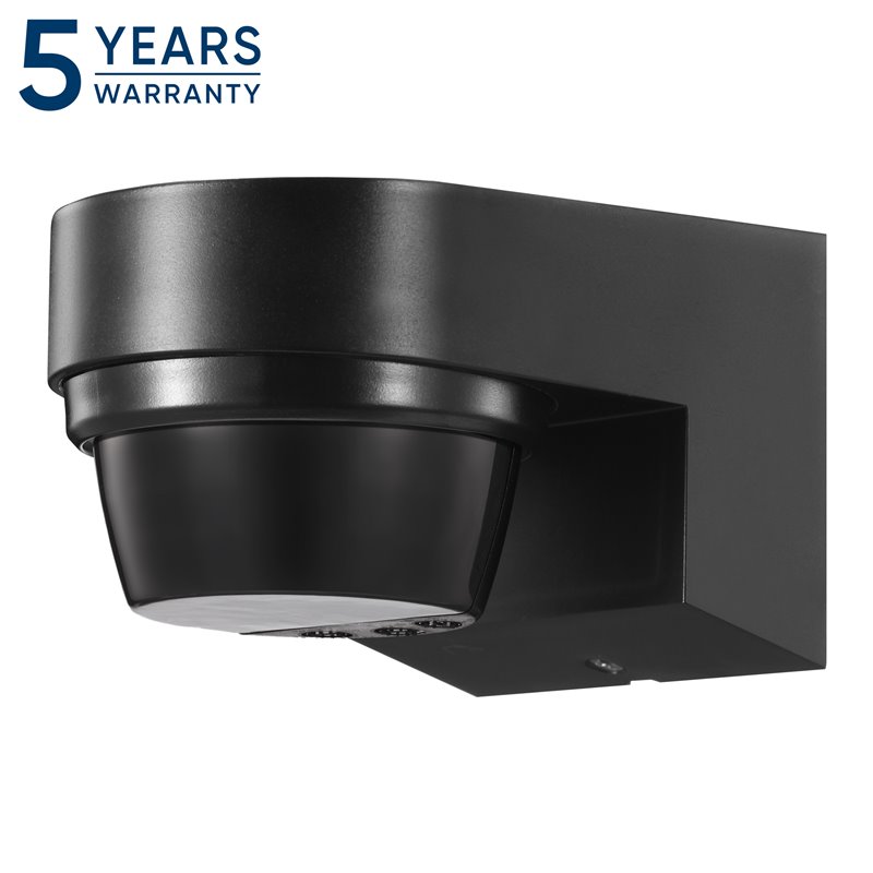 CZUJNIK RUCHU 240°, IP65, 2000W, CZARNY ORNO