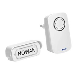 DZWONEK BEZPRZEWODOWY ERATO AC, SIECIOWY, LEARNING SYSTEM, 32 DŹWIĘKI, 100M ORNO DZWONEK BEZPRZEWODOWY ERATO AC, SIECIOWY, LEARNING SYSTEM, 32 DŹWIĘKI, 100M ORNO