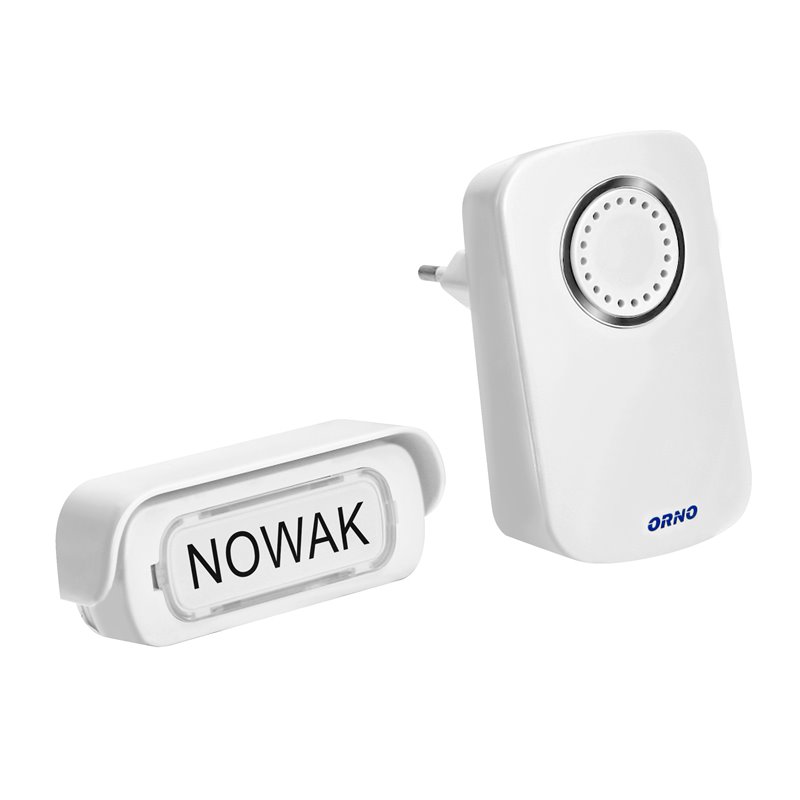 DZWONEK BEZPRZEWODOWY ERATO AC, SIECIOWY, LEARNING SYSTEM, 32 DŹWIĘKI, 100M ORNO DZWONEK BEZPRZEWODOWY ERATO AC, SIECIOWY, LEARNING SYSTEM, 32 DŹWIĘKI, 100M ORNO