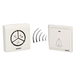 DZWONEK BEZPRZEWODOWY SMARTEK AC, SIECIOWY, BEZBATERYJNY PRZYCISK, LEARNING SYSTEM, 25 DŹWIĘKÓW, 80M ORNO DZWONEK BEZPRZEWODOWY SMARTEK AC, SIECIOWY, BEZBATERYJNY PRZYCISK, LEARNING SYSTEM, 25 DŹWIĘKÓW, 80M ORNO