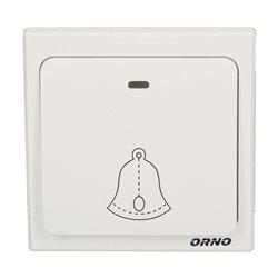 DZWONEK BEZPRZEWODOWY SMARTEK AC, SIECIOWY, BEZBATERYJNY PRZYCISK, LEARNING SYSTEM, 25 DŹWIĘKÓW, 80M ORNO DZWONEK BEZPRZEWODOWY SMARTEK AC, SIECIOWY, BEZBATERYJNY PRZYCISK, LEARNING SYSTEM, 25 DŹWIĘKÓW, 80M ORNO