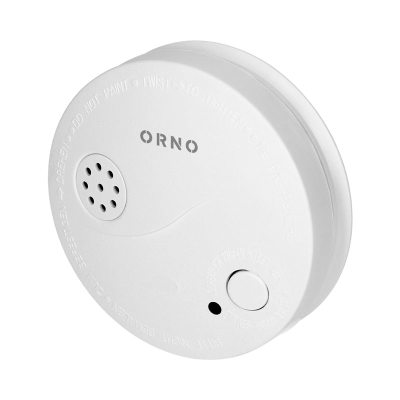 BATERYJNY CZUJNIK DYMU, 9V DC ORNO BATERYJNY CZUJNIK DYMU, 9V DC ORNO