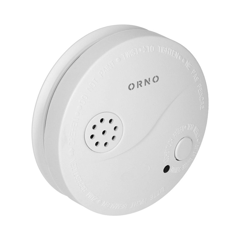 BATERYJNY CZUJNIK DYMU, 9V DC ORNO BATERYJNY CZUJNIK DYMU, 9V DC ORNO
