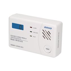 ZESTAW BATERYJNY CZUJNIK TLENKU WĘGLA (CZADU) 3XAA + CZUJNIK DYMU, 9V DC ORNO ZESTAW BATERYJNY CZUJNIK TLENKU WĘGLA (CZADU) 3XAA + CZUJNIK DYMU, 9V DC ORNO