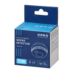 BATERYJNY CZUJNIK DYMU, BATERIA 9V, ŻYWOTNOŚĆ 10 LAT ORNO BATERYJNY CZUJNIK DYMU, BATERIA 9V, ŻYWOTNOŚĆ 10 LAT ORNO