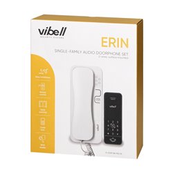 ERIN, ZESTAW DOMOFONOWY JEDNORODZINNY, 2-ŻYŁOWY, SZYFRATOR, RFID, BIAŁY ORNO ERIN, ZESTAW DOMOFONOWY JEDNORODZINNY, 2-ŻYŁOWY, SZYFRATOR, RFID, BIAŁY ORNO