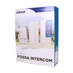 ZESTAW DOMOFONOWY JEDNORODZINNY Z INTERKOMEM, PODTYNKOWY, FOSSA INTERCOM ORNO ZESTAW DOMOFONOWY JEDNORODZINNY Z INTERKOMEM, PODTYNKOWY, FOSSA INTERCOM ORNO
