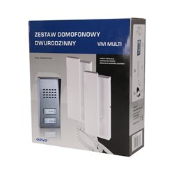 ZESTAW DOMOFONOWY 2-RODZINNY, NATYNKOWY, VIVI MULTI ORNO ZESTAW DOMOFONOWY 2-RODZINNY, NATYNKOWY, VIVI MULTI ORNO