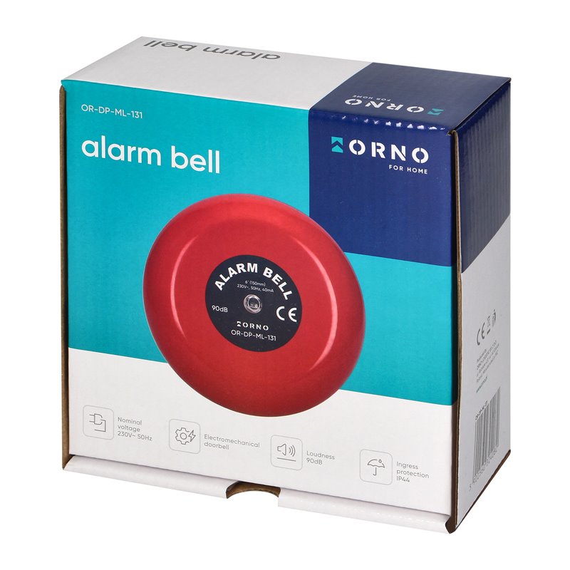 DZWONEK SZKOLNY 230V, 90DB ORNO DZWONEK SZKOLNY 230V, 90DB ORNO