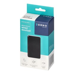 DZWONEK ELEKTROMECHANICZNY DWUTONOWY BREVIS MINI AC, 230V, CZARNY ORNO DZWONEK ELEKTROMECHANICZNY DWUTONOWY BREVIS MINI AC, 230V, CZARNY ORNO