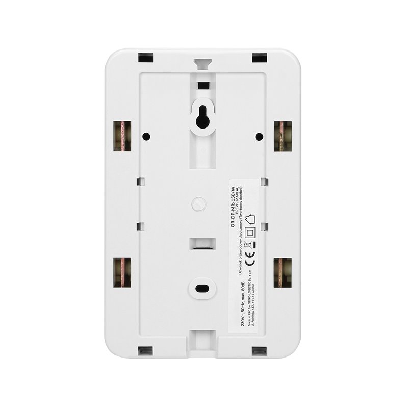 DZWONEK ELEKTROMECHANICZNY DWUTONOWY BREVIS MAXI AC, 230V, BIAŁY ORNO DZWONEK ELEKTROMECHANICZNY DWUTONOWY BREVIS MAXI AC, 230V, BIAŁY ORNO