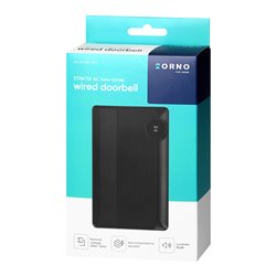 STRATIS AC, DZWONEK PRZEWODOWY ELEKTROMECHANICZNY DWUTONOWY, 230V, CZARNY ORNO STRATIS AC, DZWONEK PRZEWODOWY ELEKTROMECHANICZNY DWUTONOWY, 230V, CZARNY ORNO