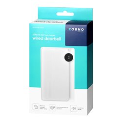 STRATIS AC, DZWONEK PRZEWODOWY ELEKTROMECHANICZNY DWUTONOWY, 230V, BIAŁY ORNO STRATIS AC, DZWONEK PRZEWODOWY ELEKTROMECHANICZNY DWUTONOWY, 230V, BIAŁY ORNO