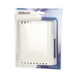DZWONEK ELEKTROMECHANICZNY DWUTONOWY PLUS 8V, BIAŁY ORNO DZWONEK ELEKTROMECHANICZNY DWUTONOWY PLUS 8V, BIAŁY ORNO