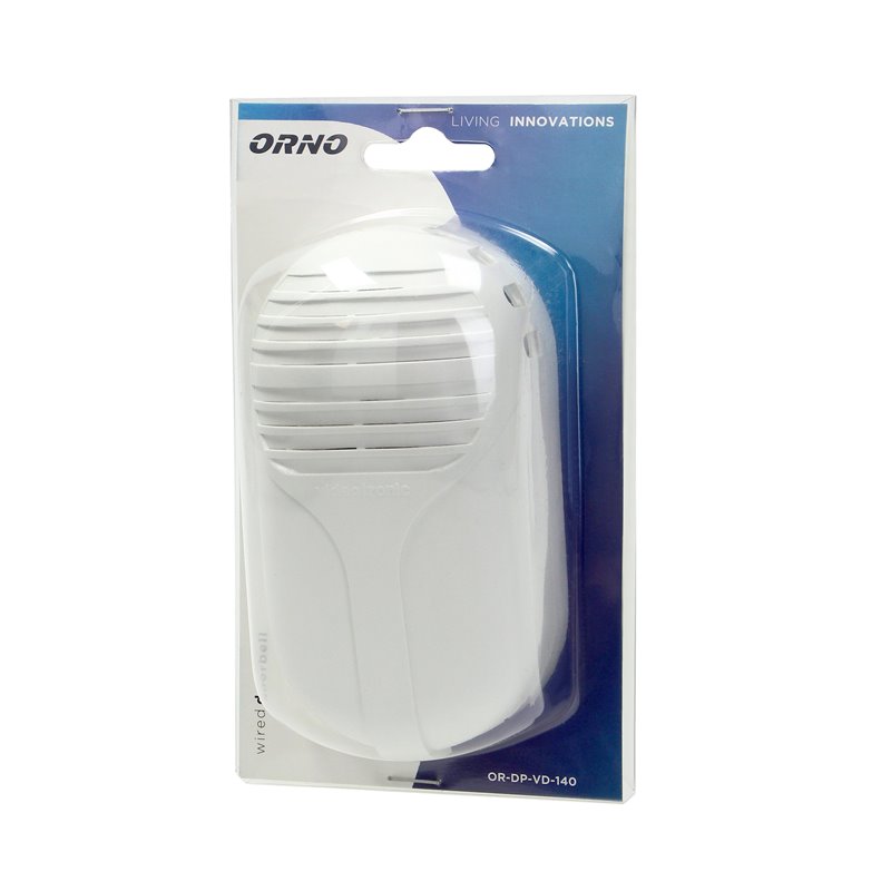 DZWONEK ELEKTROMECHANICZNY JEDNOTONOWY STANDARD 230V, BIAŁY ORNO DZWONEK ELEKTROMECHANICZNY JEDNOTONOWY STANDARD 230V, BIAŁY ORNO