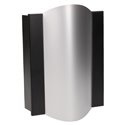 DZWONEK ELEKTROMECHANICZNY DWUTONOWY TON COLOR 230V, CZARNO-SREBRNY ORNO