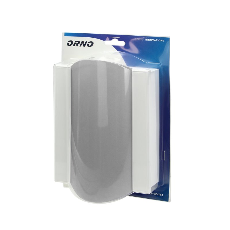 DZWONEK ELEKTROMECHANICZNY DWUTONOWY TON COLOR 8V, BIAŁO-SREBRNY ORNO DZWONEK ELEKTROMECHANICZNY DWUTONOWY TON COLOR 8V, BIAŁO-SREBRNY ORNO