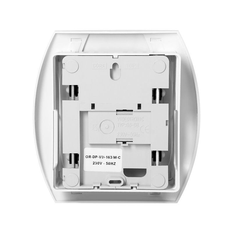 DZWONEK KAMELEON GONG 230V, BIAŁO-ZŁOTY ORNO DZWONEK KAMELEON GONG 230V, BIAŁO-ZŁOTY ORNO