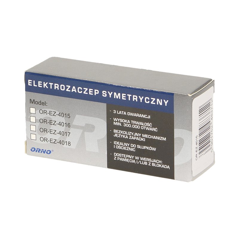 ELEKTROZACZEP SYMETRYCZNY Z PAMIĘCIĄ ORNO ELEKTROZACZEP SYMETRYCZNY Z PAMIĘCIĄ ORNO