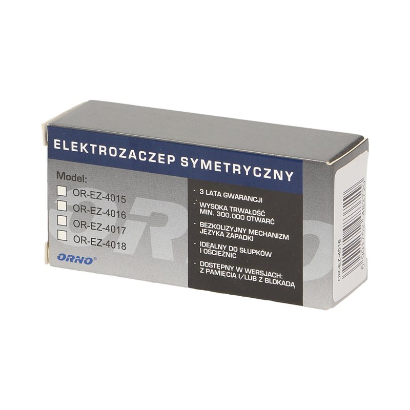 ELEKTROZACZEP SYMETRYCZNY Z BLOKADĄ ORNO ELEKTROZACZEP SYMETRYCZNY Z BLOKADĄ ORNO