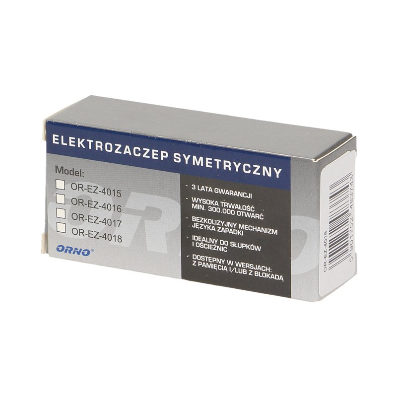 ELEKTROZACZEP SYMETRYCZNY BEZ PAMIĘCI, BEZ BLOKADY ORNO ELEKTROZACZEP SYMETRYCZNY BEZ PAMIĘCI, BEZ BLOKADY ORNO