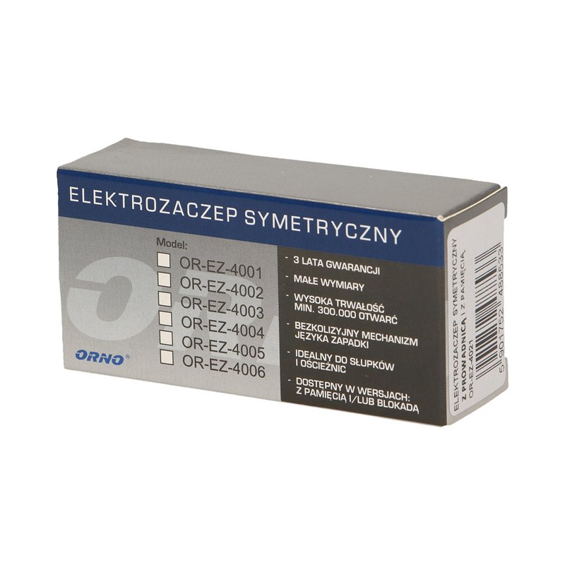 ELEKTROZACZEP SYMETRYCZNY Z PROWADNICĄ I PAMIĘCIĄ, MINI ORNO ELEKTROZACZEP SYMETRYCZNY Z PROWADNICĄ I PAMIĘCIĄ, MINI ORNO