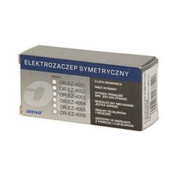 ELEKTROZACZEP SYMETRYCZNY Z PROWADNICĄ, REWERSYJNY, MINI ORNO ELEKTROZACZEP SYMETRYCZNY Z PROWADNICĄ, REWERSYJNY, MINI ORNO