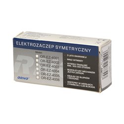 ELEKTROZACZEP SYMETRYCZNY Z PROWADNICĄ I SYGNALIZACJĄ NIEDOMKNIĘTYCH DRZWI, REWERSYJNY, MINI ORNO ELEKTROZACZEP SYMETRYCZNY Z PROWADNICĄ I SYGNALIZACJĄ NIEDOMKNIĘTYCH DRZWI, REWERSYJNY, MINI ORNO