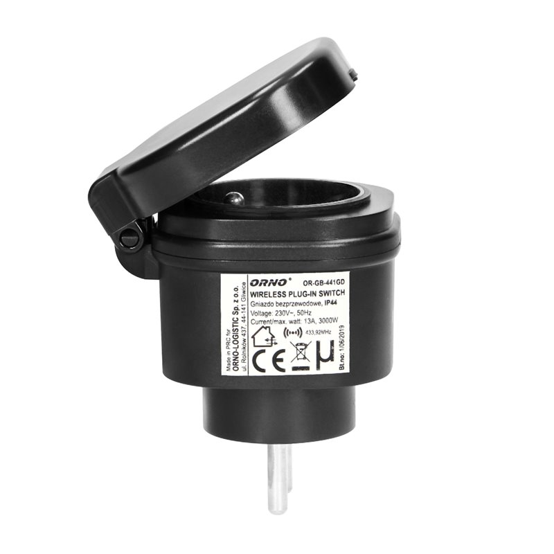 ZESTAW BEZPRZEWODOWYCH MINI GNIAZD STEROWANYCH PILOTEM 2+1, IP44 ORNO ZESTAW BEZPRZEWODOWYCH MINI GNIAZD STEROWANYCH PILOTEM 2+1, IP44 ORNO